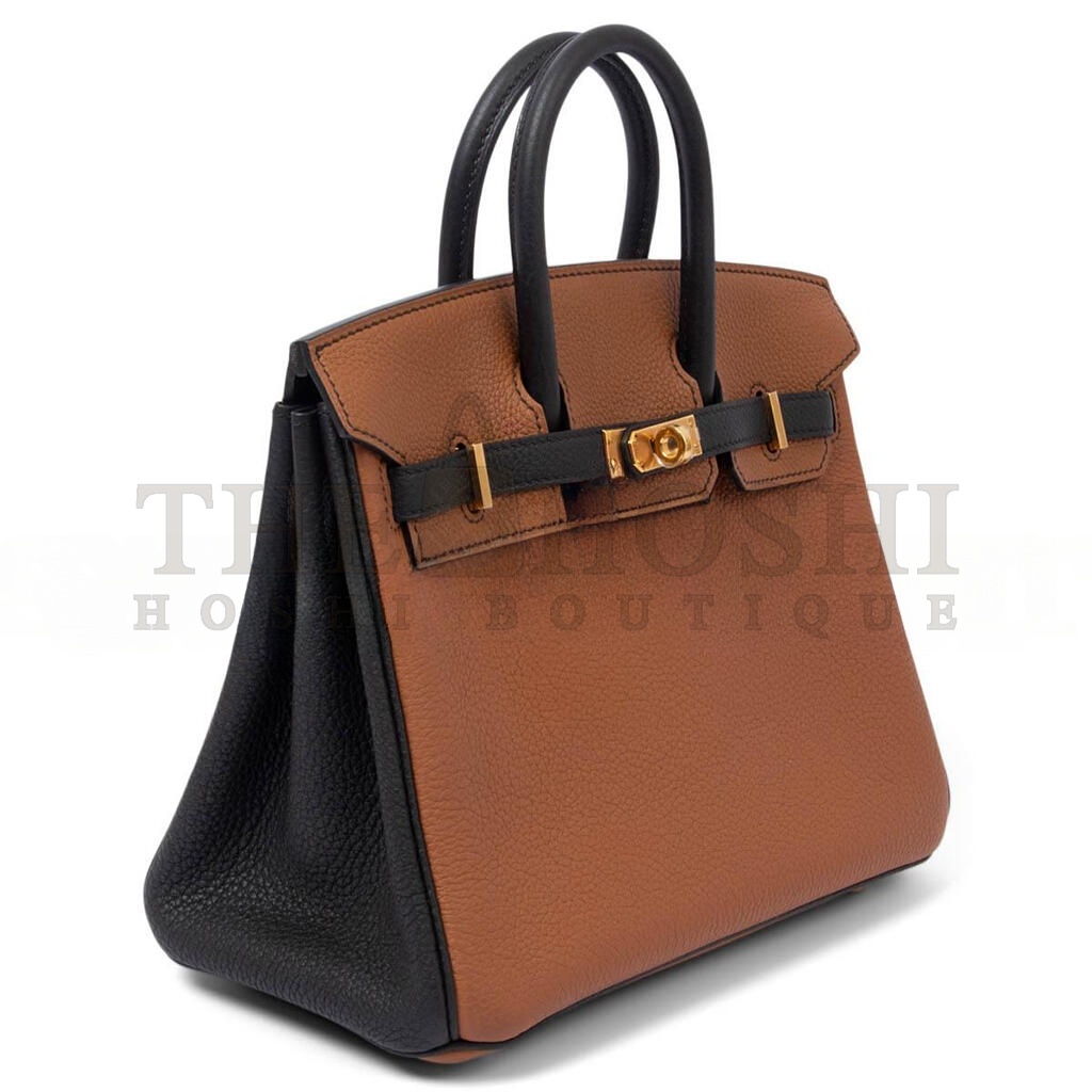 H**me5 BIRKIN 25 CAMEL GOLD BUCKLE BAG 3649 (25*20*13cm) Master Quality